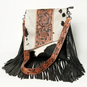 American Darling Conceal Carry Hide Floral Tooled Purse