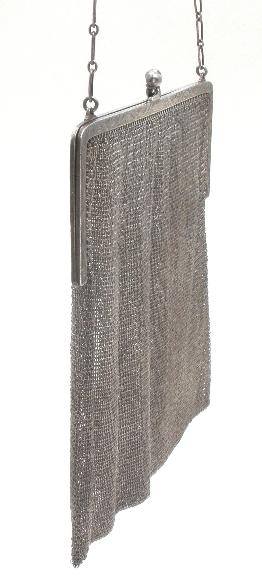 Art Deco Whiting & Davis Sterling Silver Purse W. Stanton Hale