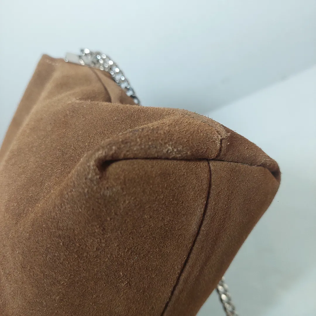 Mango Tan Suede Shoulder Bag | Pre loved |
